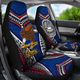 American Samoa Car Seat Covers - Warrior Style Polynesian Pattern - 105905 - YourCarButBetter
