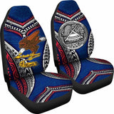 American Samoa Car Seat Covers - Warrior Style Polynesian Pattern - 105905 - YourCarButBetter