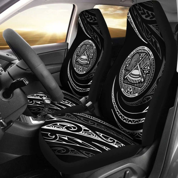 American Samoa Car Seat Covers - White - Frida Style - 105905 - YourCarButBetter
