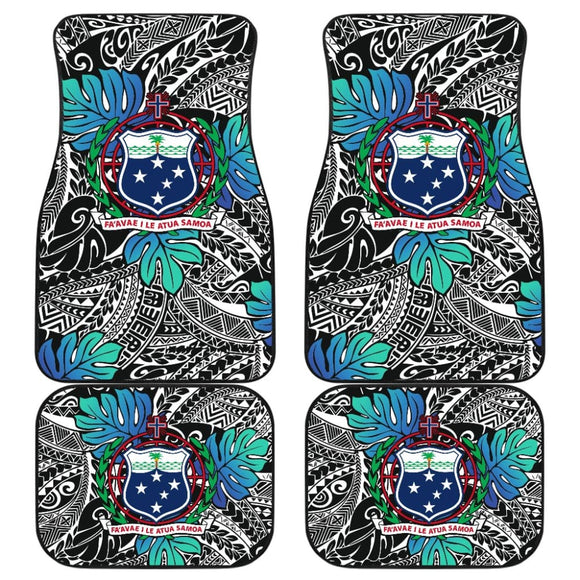 American Samoa Coat Of Arms Car Floor Mats 211904 - YourCarButBetter