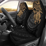 American Samoa Polynesian Car Seat Covers - Gold Turtle - Amazing 091114 - YourCarButBetter