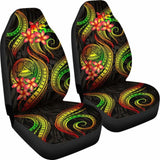 American Samoa Polynesian Car Seat Covers - Reggae Plumeria - 105905 - YourCarButBetter