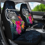 American Samoa Polynesian Car Seat Covers - Tropical Flower - 105905 - YourCarButBetter