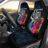 American Samoa Polynesian Car Seat Covers - Tropical Flower - 105905 - YourCarButBetter