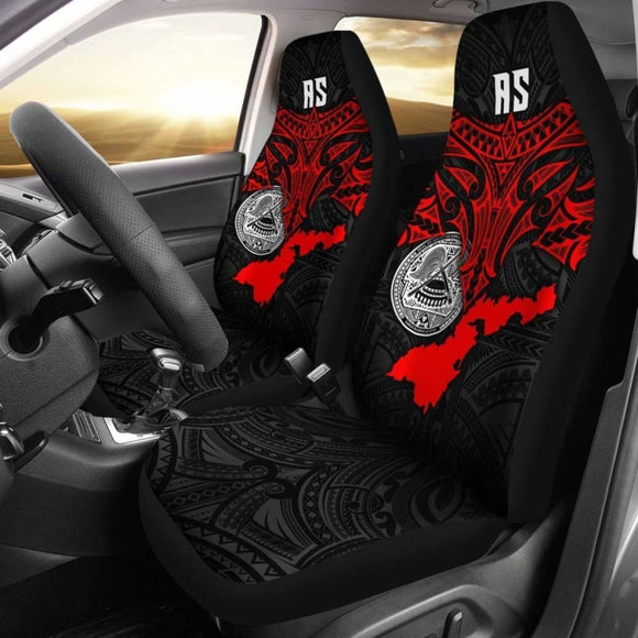 American Samoa Polynesian Car Seat Covers - Whale Tail - 102802 - YourCarButBetter