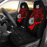 American Samoa Polynesian Car Seat Covers - Whale Tail - 102802 - YourCarButBetter