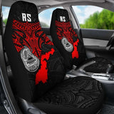 American Samoa Polynesian Car Seat Covers - Whale Tail - 102802 - YourCarButBetter