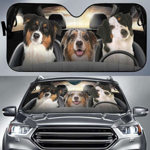 American Shepherd Car Auto Sun Shade Funny Dog Windshield 172609 - YourCarButBetter