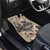 American Shorthair Cat Car Floor Mats For Cat Lover 112428 - YourCarButBetter