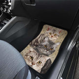 American Shorthair Cat Car Floor Mats For Cat Lover 112428 - YourCarButBetter