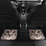 American Shorthair Cat Car Floor Mats Funny Cat Face 112428 - YourCarButBetter