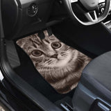 American Shorthair Cat Car Floor Mats Funny Cat Face 112428 - YourCarButBetter