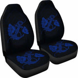 Anchor Blue Poly Tribal Car Seat Covers - 192609 - YourCarButBetter