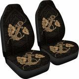 Anchor Gold Poly Tribal Car Seat Covers - 192609 - YourCarButBetter