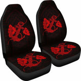 Anchor Red Poly Tribal Car Seat Covers - 192609 - YourCarButBetter