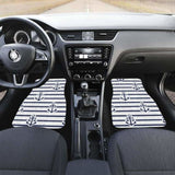Anchor Rope Nautical Pattern Front And Back Car Mats 192609 - YourCarButBetter
