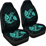 Anchor Turquoise Poly Tribal Car Seat Covers - 192609 - YourCarButBetter