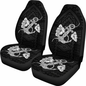Anchor White Poly Tribal Car Seat Covers - 192609 - YourCarButBetter