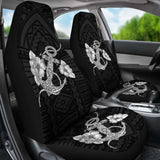 Anchor White Poly Tribal Car Seat Covers - 192609 - YourCarButBetter