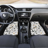 Anchors Rudders Pattern Front And Back Car Mats 192609 - YourCarButBetter