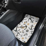 Anchors Rudders Pattern Front And Back Car Mats 192609 - YourCarButBetter