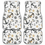 Anchors Rudders Pattern Front And Back Car Mats 192609 - YourCarButBetter