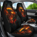 Ancient Dragon Lord of Fire Car Seat Covers 211604 - YourCarButBetter