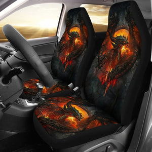 Ancient Dragon Lord of Fire Car Seat Covers 211604 - YourCarButBetter