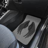 Angel Wings Black Custom Car Floor Mats 212203 - YourCarButBetter