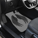 Angel Wings Black Custom Car Floor Mats 212203 - YourCarButBetter