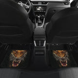 Angry Tiger Roar Car Floor Mats 212204 - YourCarButBetter