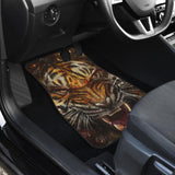 Angry Tiger Roar Car Floor Mats 212204 - YourCarButBetter