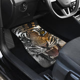 Angry Tiger Roaring Car Floor Mats 212204 - YourCarButBetter