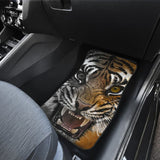 Angry Tiger Roaring Car Floor Mats 212204 - YourCarButBetter