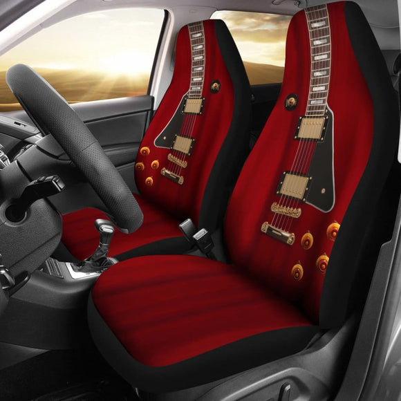 Anniversary Guitar Car Seat Covers 184610 - YourCarButBetter
