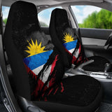 Antigua & Barbuda In Me Car Seat Covers - Special Grunge Style 232125 - YourCarButBetter