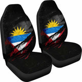 Antigua & Barbuda In Me Car Seat Covers - Special Grunge Style 232125 - YourCarButBetter