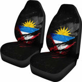 Antigua & Barbuda In Me Car Seat Covers - Special Grunge Style 232125 - YourCarButBetter