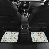 Apples Leaves Pattern Front And Back Car Mats 174914 - YourCarButBetter