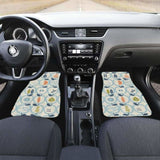 Apples Leaves Pattern Front And Back Car Mats 174914 - YourCarButBetter