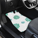 Aqua Ocean Succulent Universal Car Floor Mats 212601 - YourCarButBetter