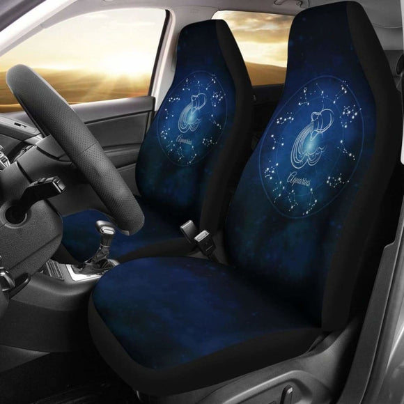 Aquarius Zodiac Sign Car Seat Covers Amazing Gift 211902 - YourCarButBetter