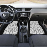 Arabic Gray Pattern Front And Back Car Mats 194013 - YourCarButBetter