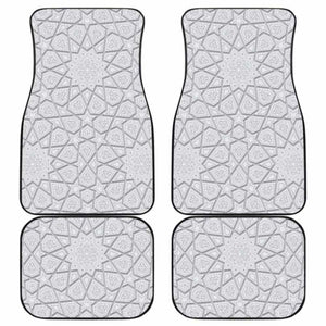 Arabic Star Pattern Front And Back Car Mats 194013 - YourCarButBetter