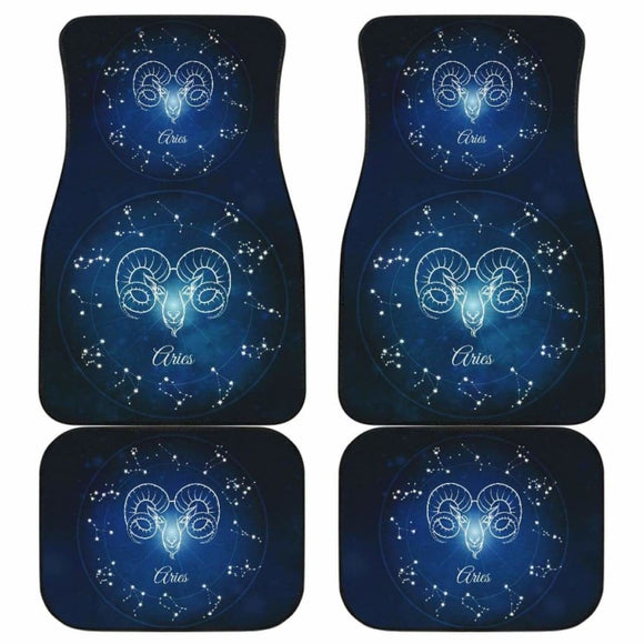 Aries Zodiac Sign Car Floor Mats Amazing Gift 211902 - YourCarButBetter