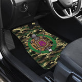Army Green Camouflage Omega Psi Phi Car Floor Mats 211706 - YourCarButBetter
