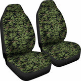 Army Green Digital Camouflage Car Seat Covers 112608 - YourCarButBetter
