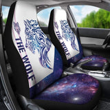 Art Wolf Car Seat Covers Mandala Style 212502 - YourCarButBetter