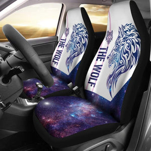 Art Wolf Car Seat Covers Mandala Style 212502 - YourCarButBetter