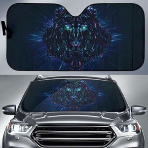 Artwork Lion Car Auto Sun Shades 172609 - YourCarButBetter